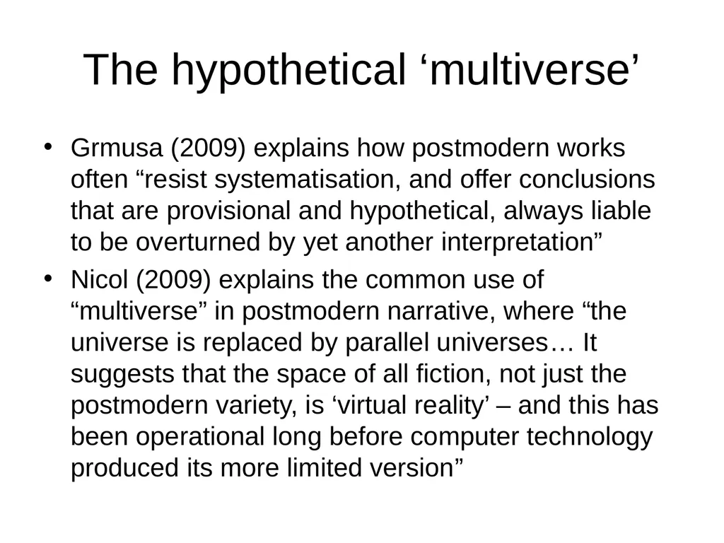 Postmodern playfulness in ‘Hag-Seed’ Some key - slide 5 of 7