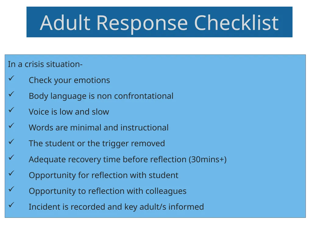 Calmer Classrooms - 3 Session 3: Improving - slide 10 of 10
