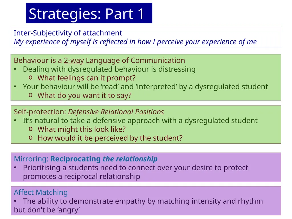 Calmer Classrooms - 3 Session 3: Improving - slide 5 of 10
