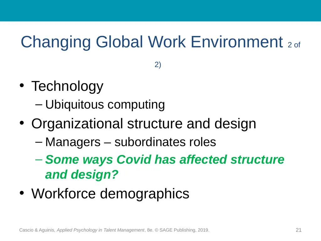 Chapter 1 Organizations, Work, and Applied - slide 21 of 26
