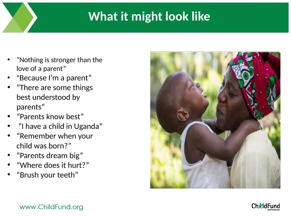 Brand Positioning Exploration At ChildFund - slide 21 of 26