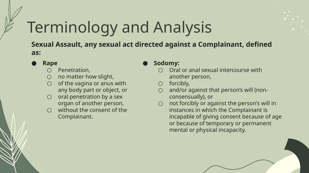 Sexual Harassment Analysis September 27, 2023 - slide 6 of 6