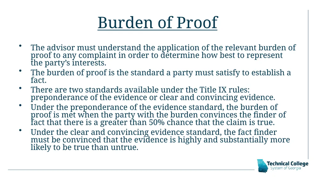 Title IX Advisor Training: Part I Josh McKoon - slide 8 of 16