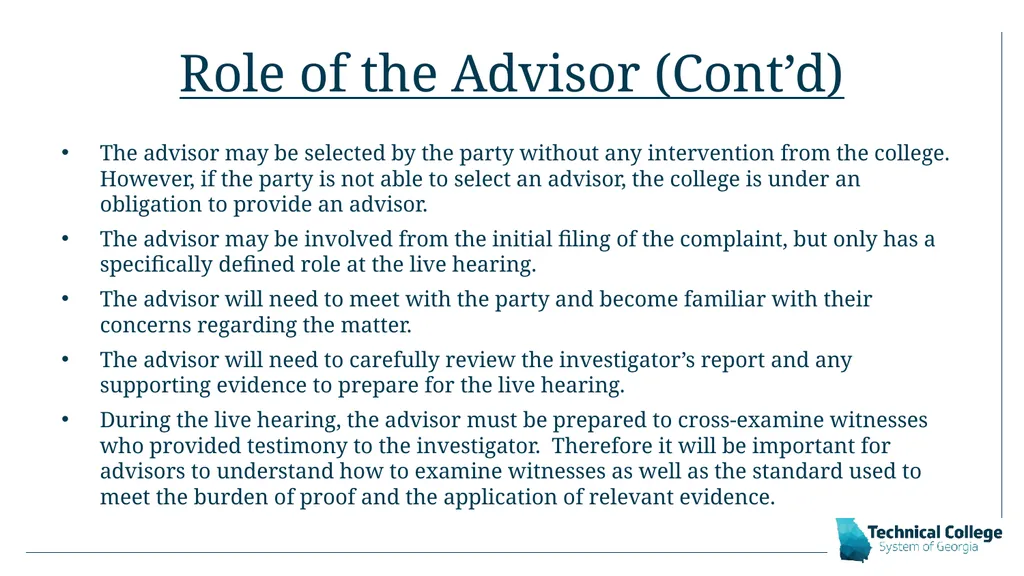 Title IX Advisor Training: Part I Josh McKoon - slide 4 of 16