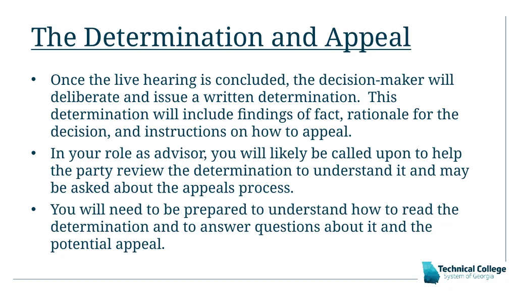 Title IX Advisor Training: Part I Josh McKoon - slide 14 of 16