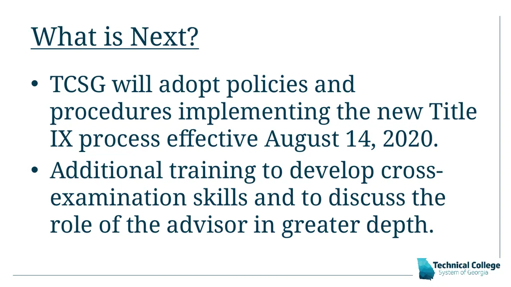 Title IX Advisor Training: Part I Josh McKoon - slide 15 of 16