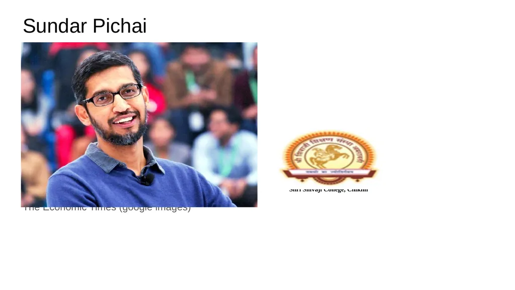Sundar Pichai The Economic Times (google images) - slide 1 of 11
