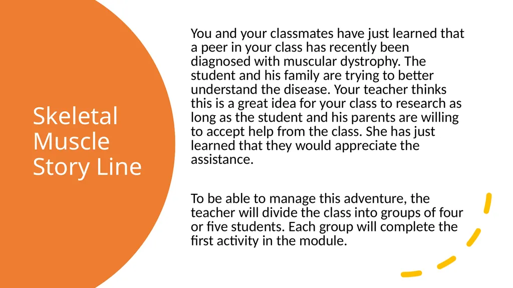 NGSS Connections to the Skeletal Muscle Module - slide 6 of 26