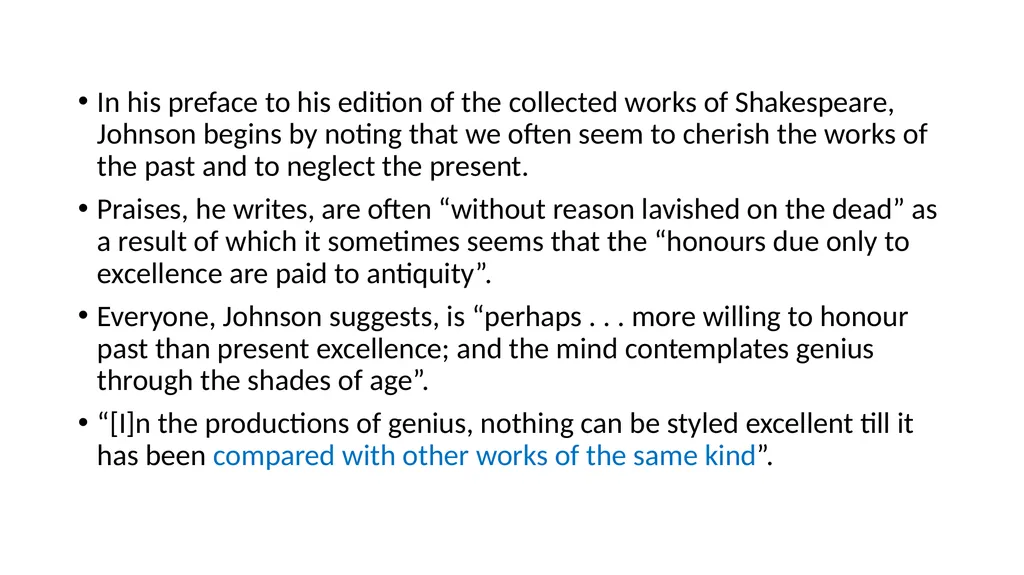 Preface to Shakespeare by Dr. Samuel Johnson Dr. - slide 3 of 12