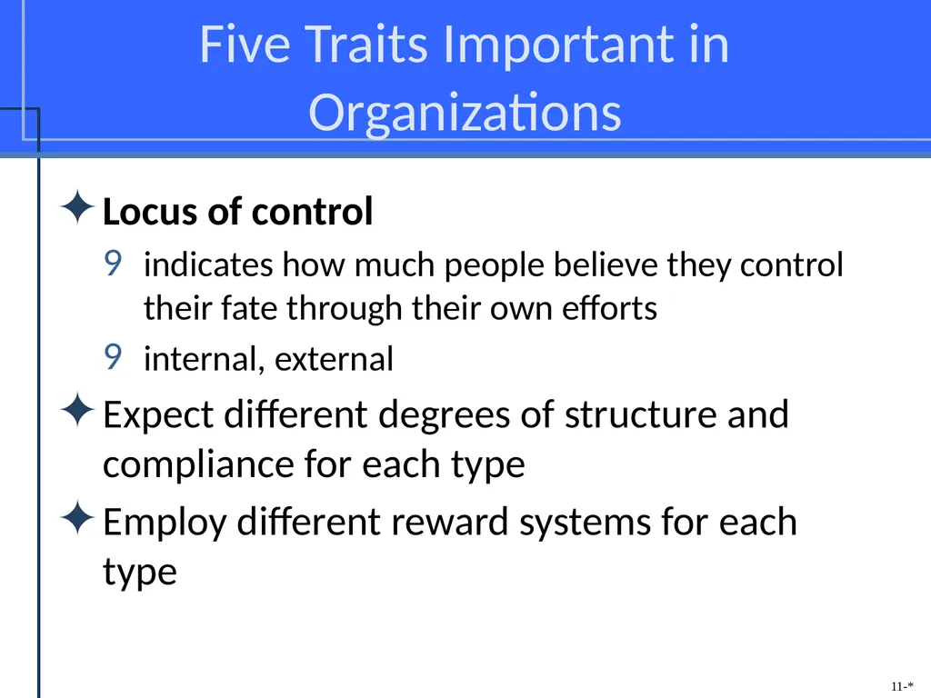 Chapter Eleven Managing Individual Differences & - slide 11 of 45