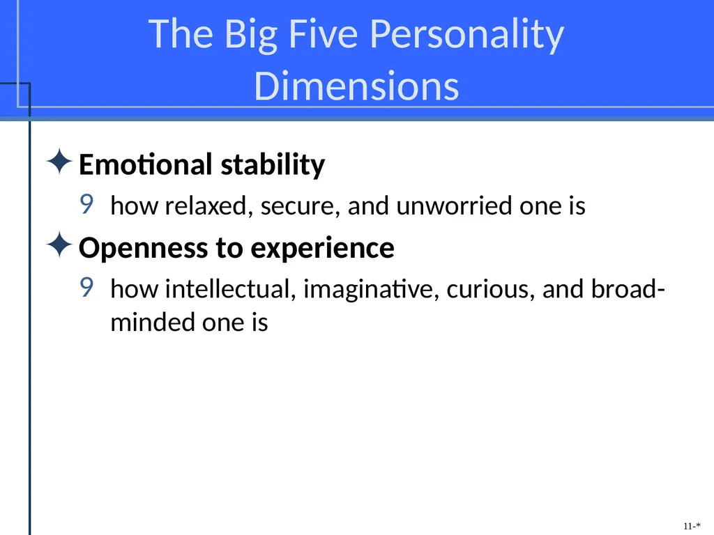 Chapter Eleven Managing Individual Differences & - slide 6 of 45