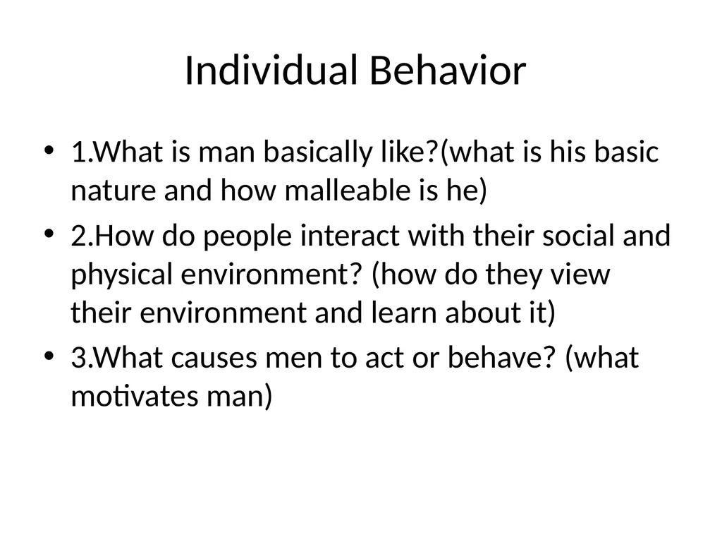 Organizational Behavior Introduction OB is a field - slide 5 of 38