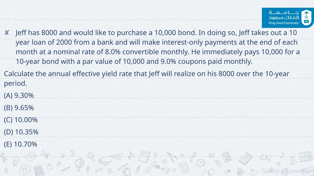 Chapter#3 bonds: BOND AMORTIZATION CALLABLE BONDS - slide 10 of 12