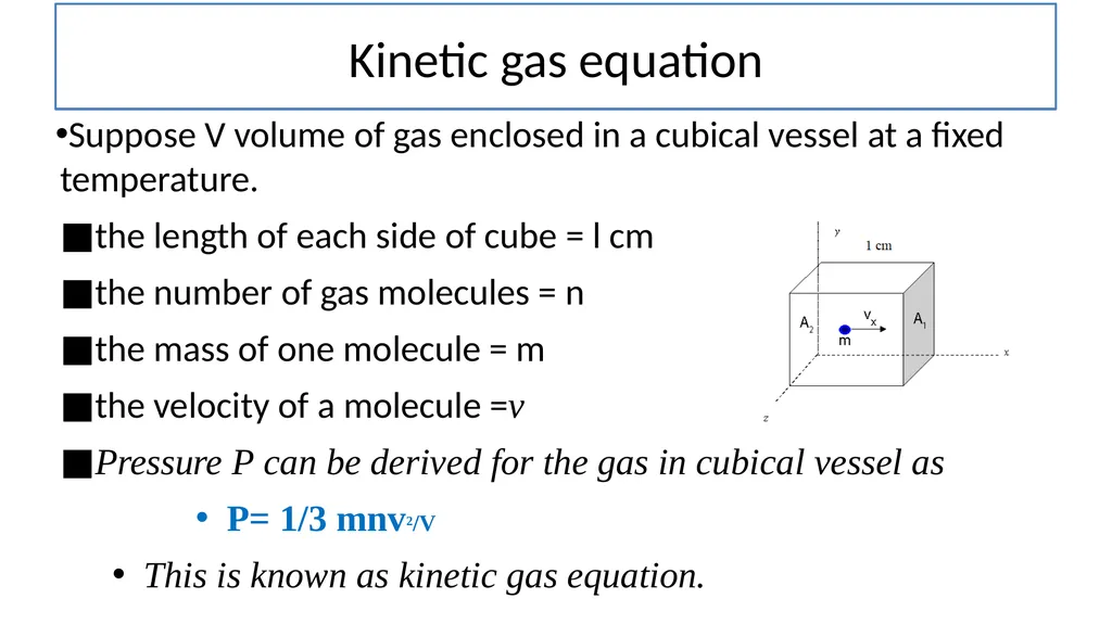 GASEOUS STATE Paper: PHYSICAL CHEMISTRY (BSc. Part - slide 4 of 11