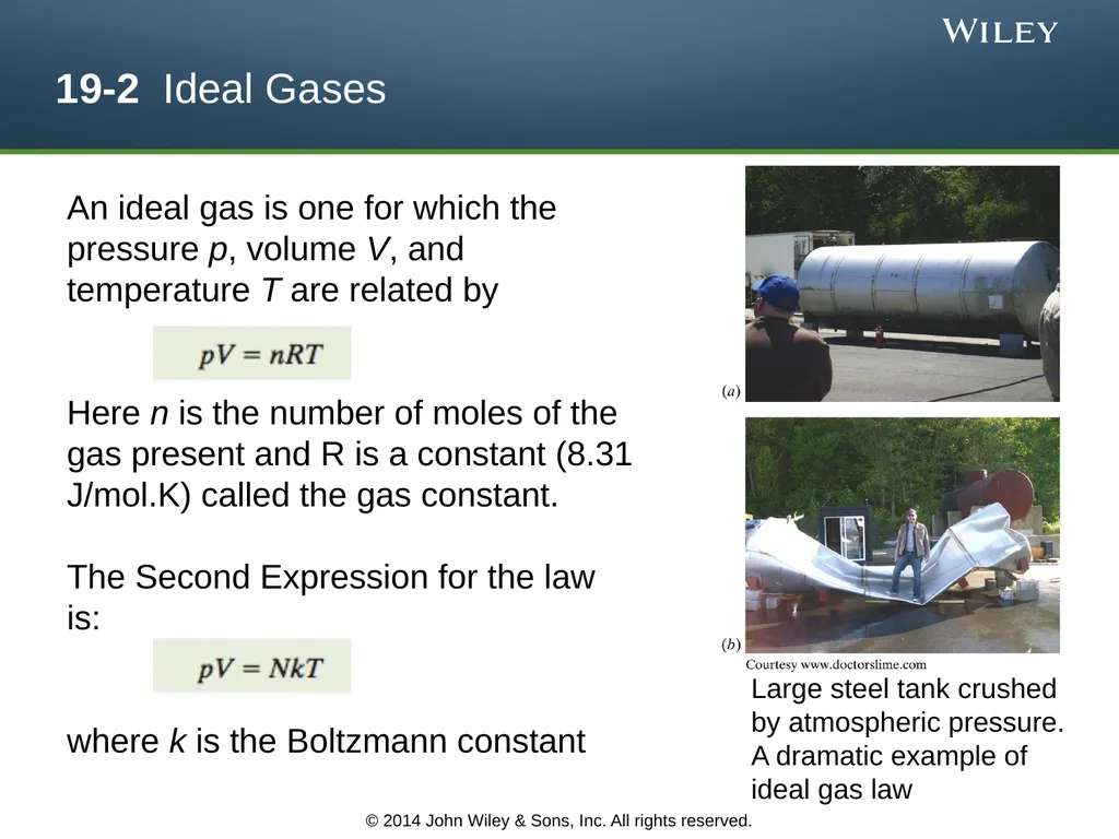The Kinetic Theory of Gases Chapter 19 Copyright © - slide 6 of 27