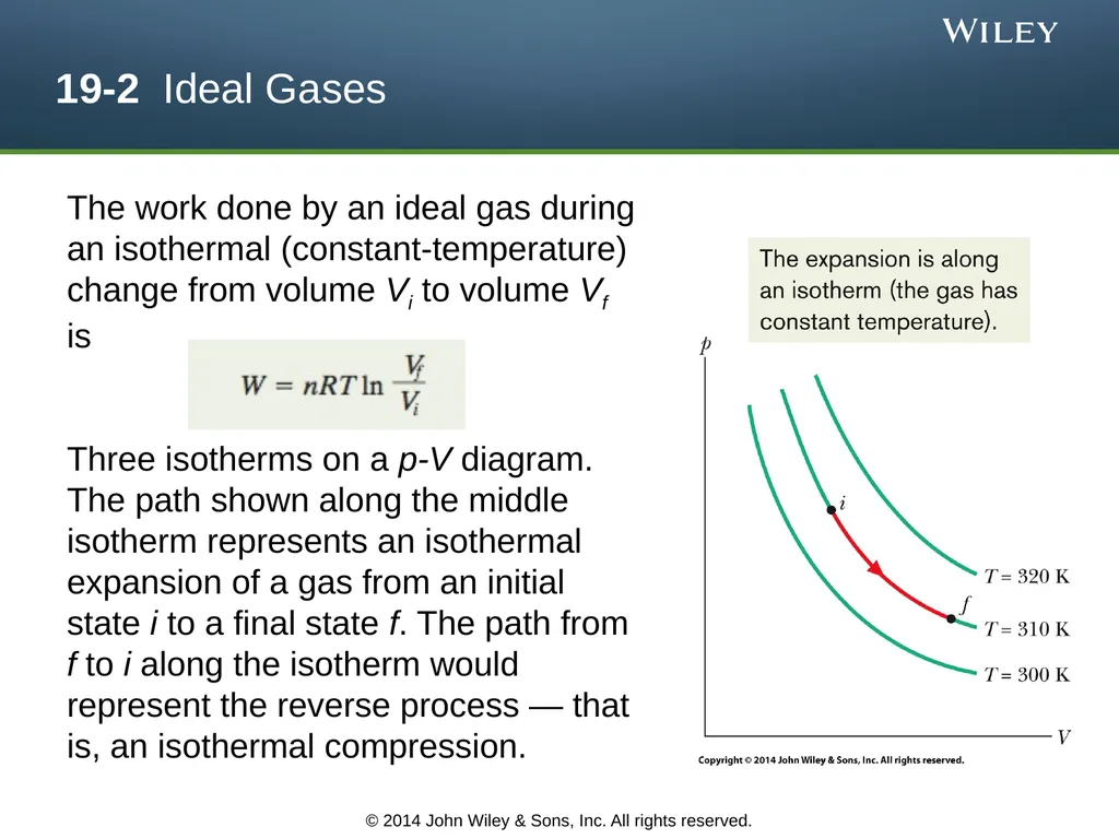 The Kinetic Theory of Gases Chapter 19 Copyright © - slide 7 of 27