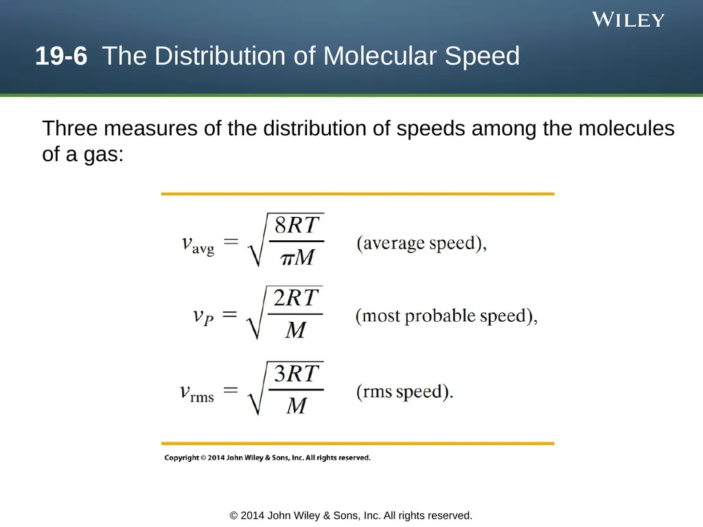 The Kinetic Theory of Gases Chapter 19 Copyright © - slide 16 of 27