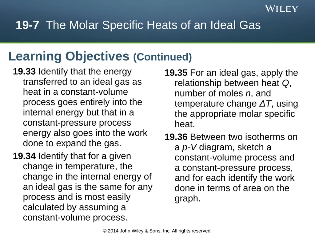 The Kinetic Theory of Gases Chapter 19 Copyright © - slide 18 of 27