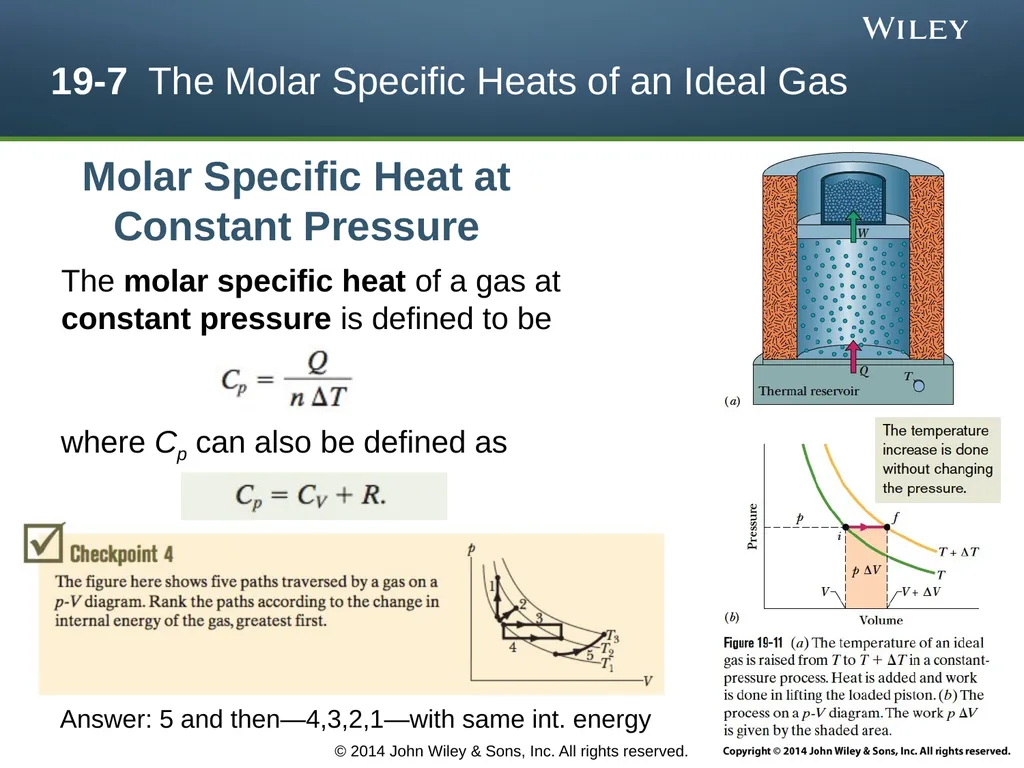 The Kinetic Theory of Gases Chapter 19 Copyright © - slide 21 of 27