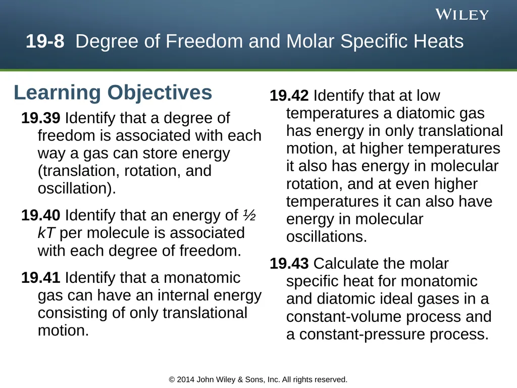 The Kinetic Theory of Gases Chapter 19 Copyright © - slide 22 of 27