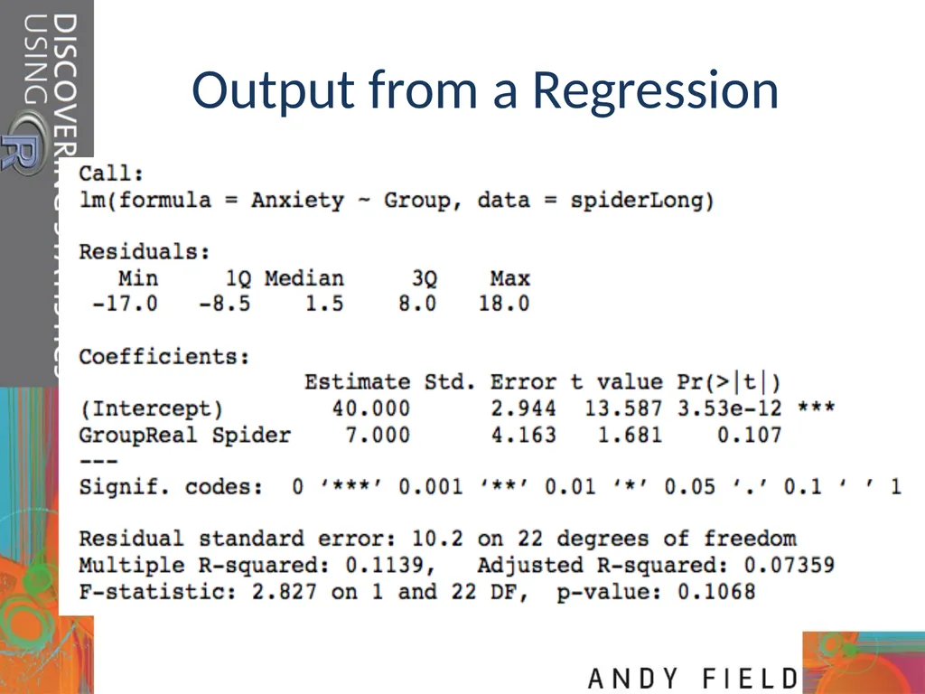 Comparing Two Means Prof. Andy Field Aims t-tests: - slide 10 of 32