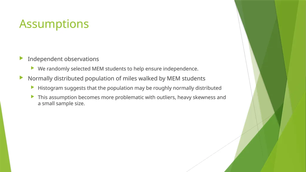 One Sample t-test ENV710 Elizabeth A. Albright, - slide 6 of 15