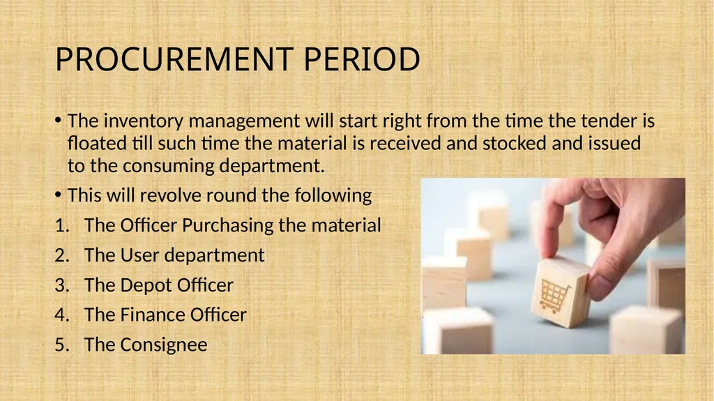 INVENTORY MANAGEMENT -AFA TRAINING IRIFM - slide 7 of 23
