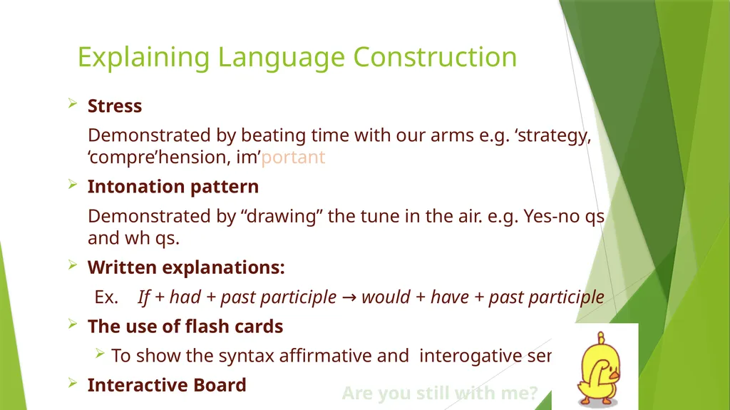 DESCRIBING LANGUAGE YANUARTI APSARI, M.Pd MEANING - slide 16 of 20