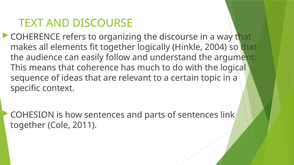DESCRIBING LANGUAGE YANUARTI APSARI, M.Pd MEANING - slide 9 of 20