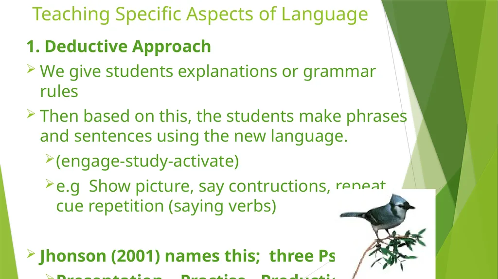DESCRIBING LANGUAGE YANUARTI APSARI, M.Pd MEANING - slide 13 of 20