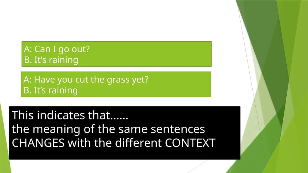 DESCRIBING LANGUAGE YANUARTI APSARI, M.Pd MEANING - slide 4 of 20