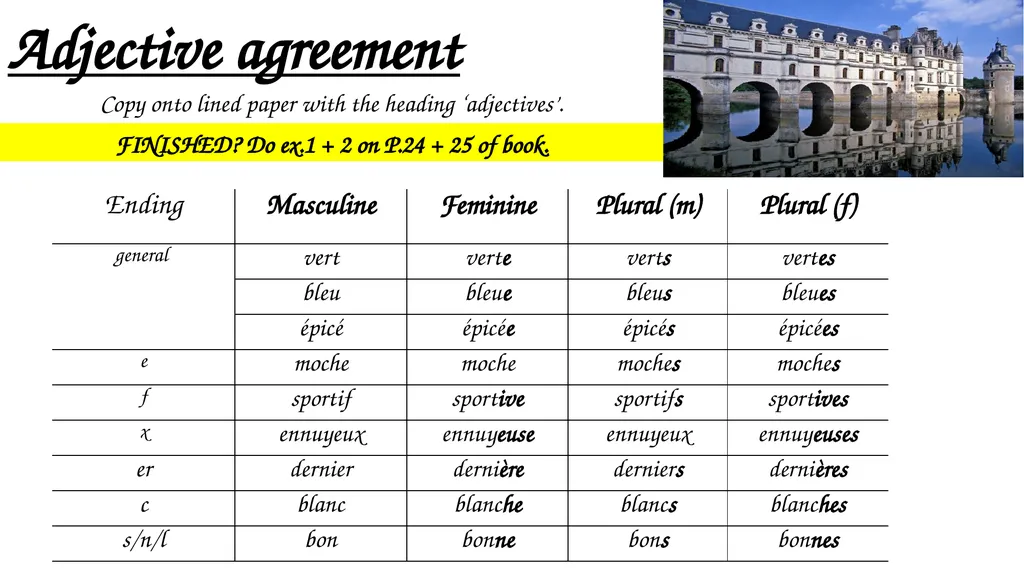 Starter EXTRA: WRITE THE SENTENCES IN ENGLISH. - slide 16 of 17
