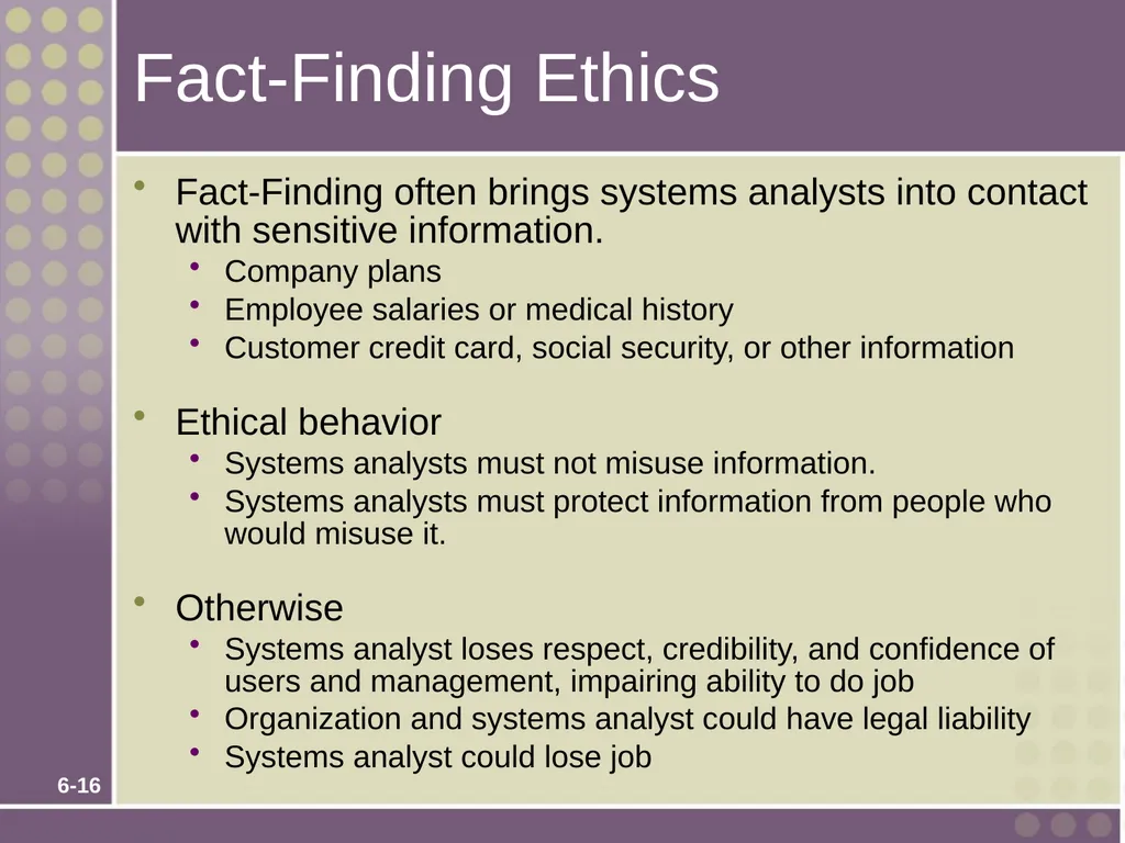 Chapter 6 Fact-Finding Techniques for Requirements - slide 16 of 50