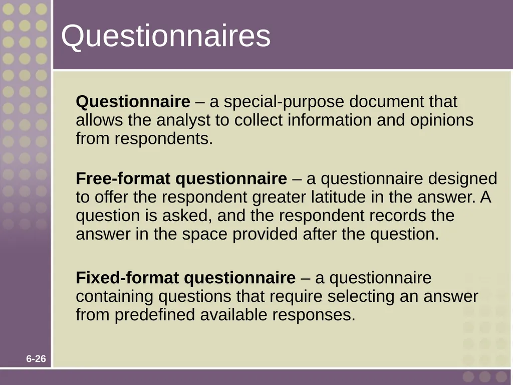 Chapter 6 Fact-Finding Techniques for Requirements - slide 26 of 50