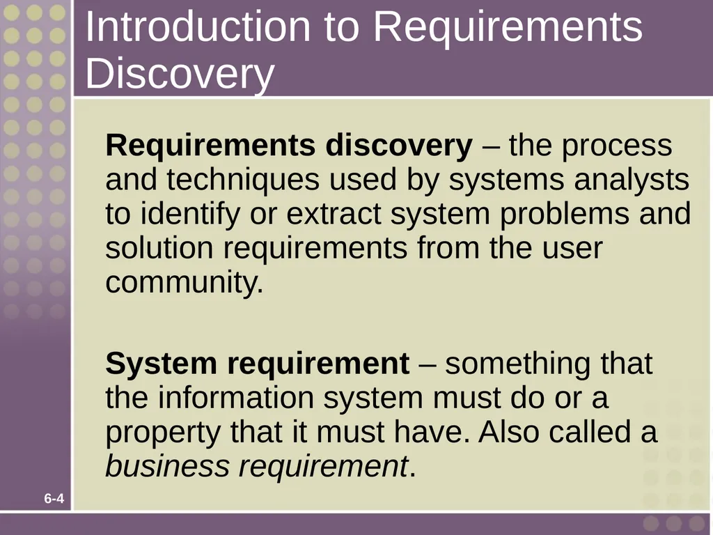Chapter 6 Fact-Finding Techniques for Requirements - slide 4 of 50