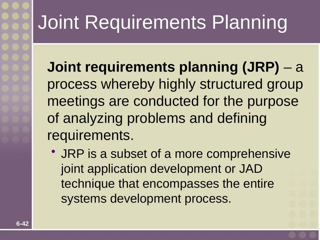 Chapter 6 Fact-Finding Techniques for Requirements - slide 42 of 50