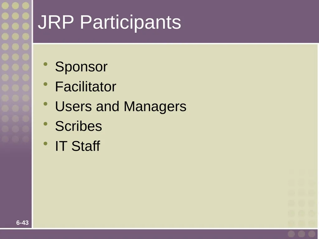 Chapter 6 Fact-Finding Techniques for Requirements - slide 43 of 50