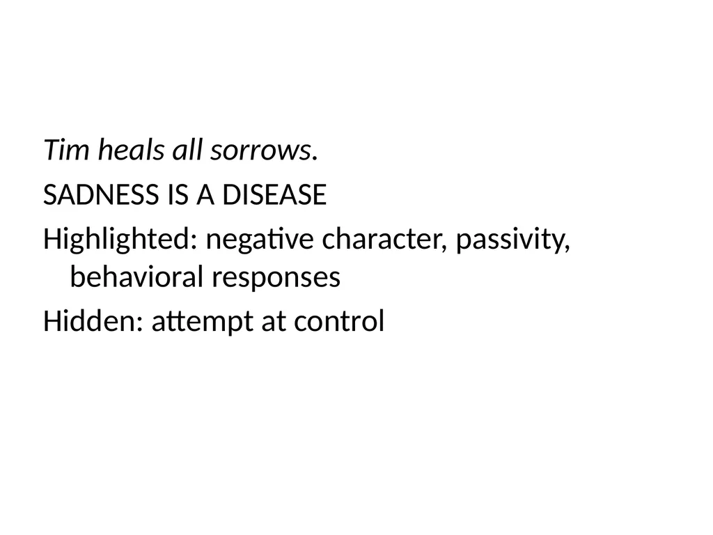 The conceptual metaphor theory Basic concepts and - slide 42 of 46