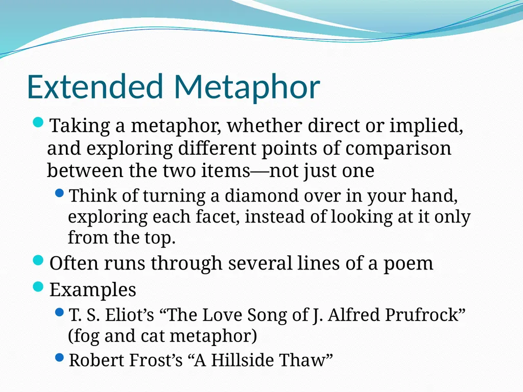 Figurative Language The Language of Comparison & - slide 8 of 13
