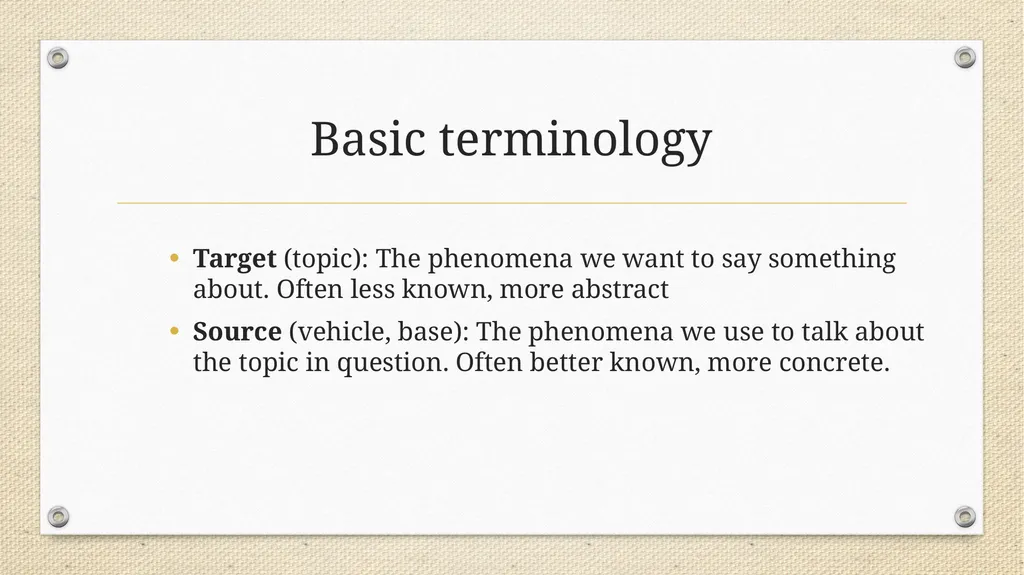 Metaphor in Psychotherapy Niklas Törneke The - slide 5 of 23