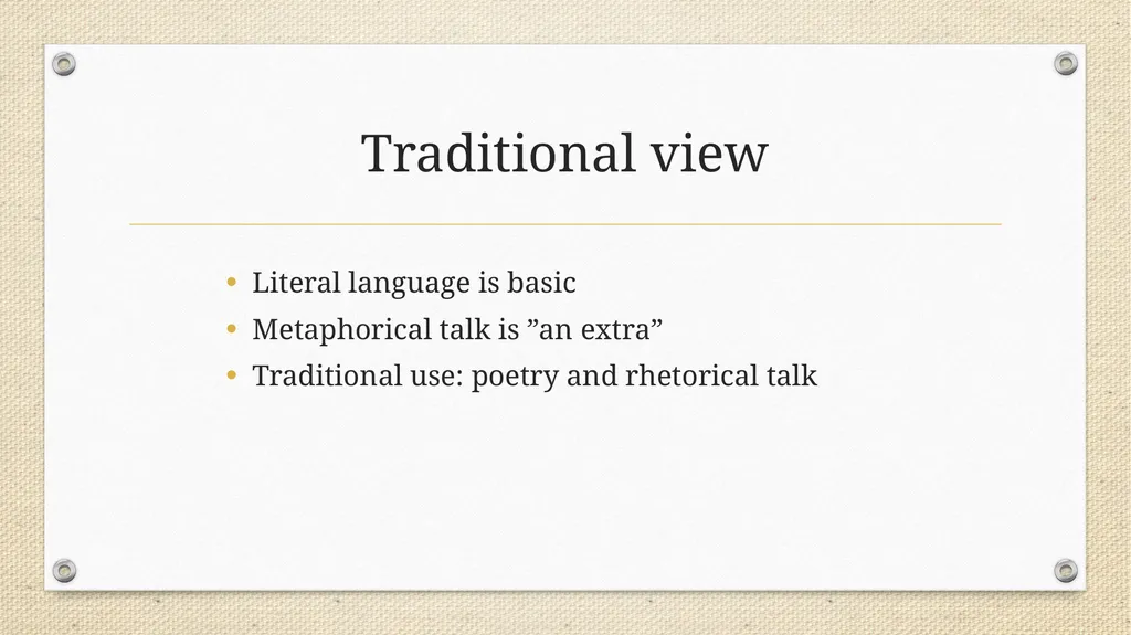 Metaphor in Psychotherapy Niklas Törneke The - slide 6 of 23
