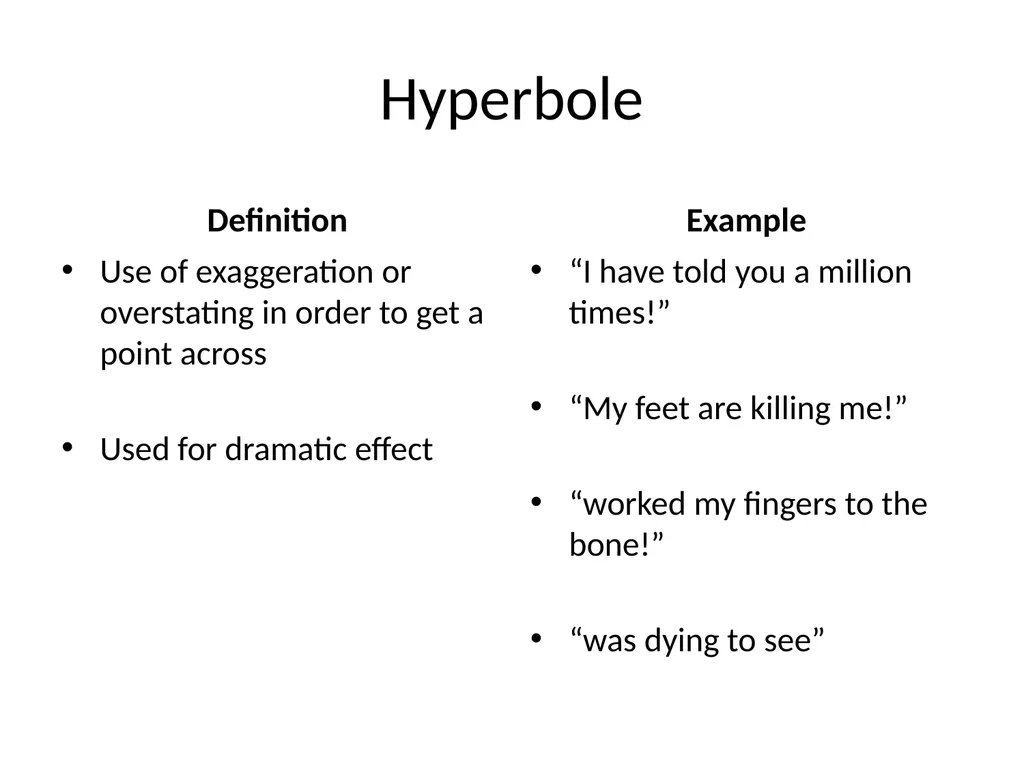 English techniques in writing Curriculum links - slide 8 of 16