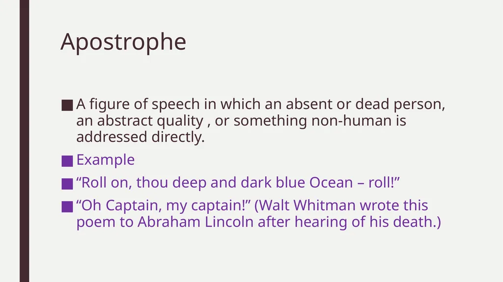 Literary devices 9th Grade English Imagery - slide 7 of 7