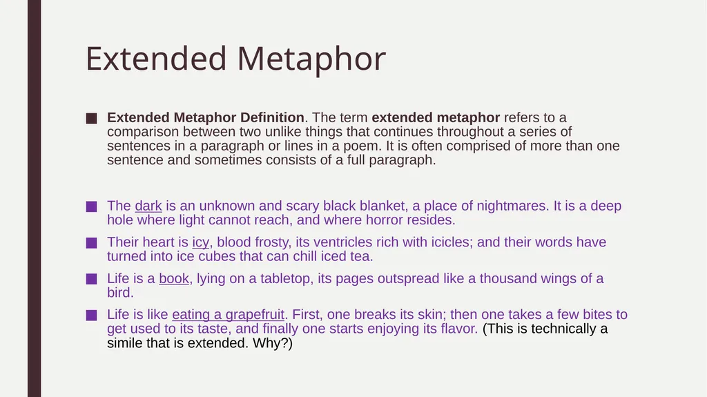Literary devices 9th Grade English Imagery - slide 4 of 7