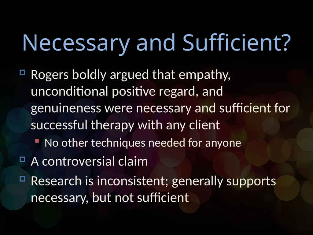 Chapter 13 Humanistic Psychotherapy Humanism Carl - slide 7 of 15