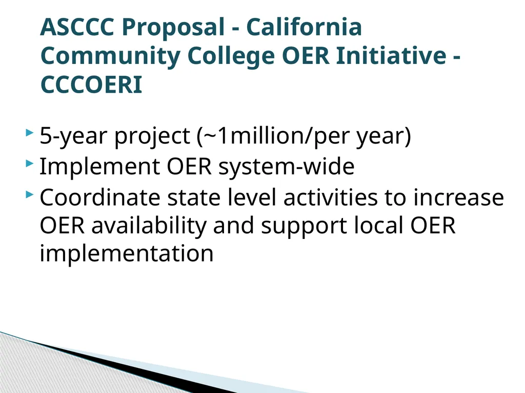 Zero and Low-Cost Materials Dolores Davison, ASCCC - slide 16 of 34