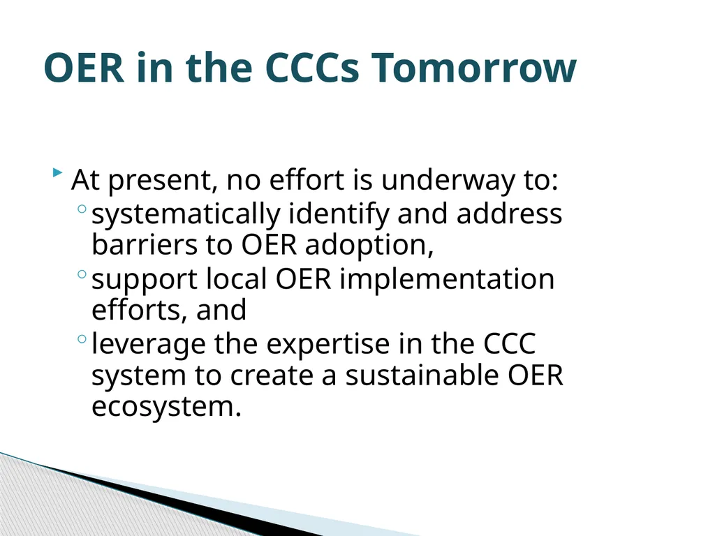 Zero and Low-Cost Materials Dolores Davison, ASCCC - slide 15 of 34