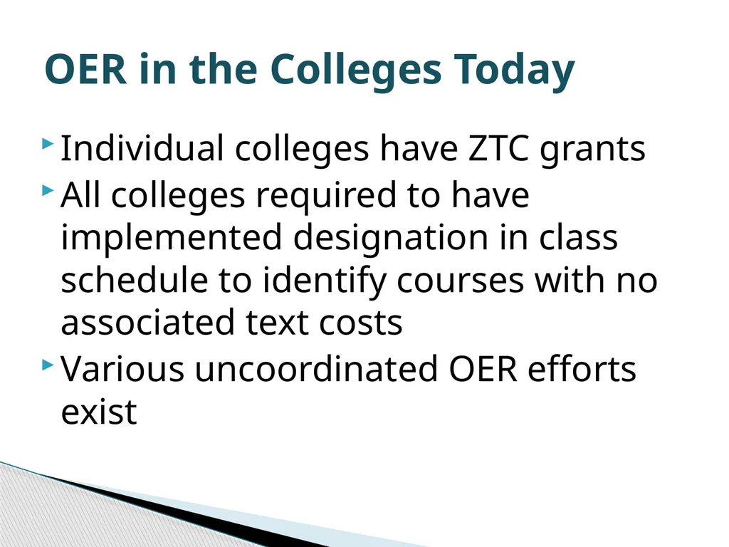 Zero and Low-Cost Materials Dolores Davison, ASCCC - slide 14 of 34