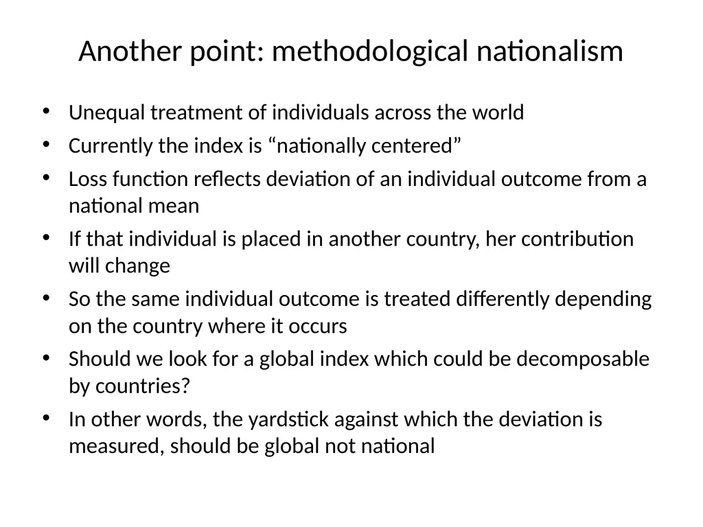 Comment on Bosssert, D’Ambrosio & Grenier paper - slide 10 of 11