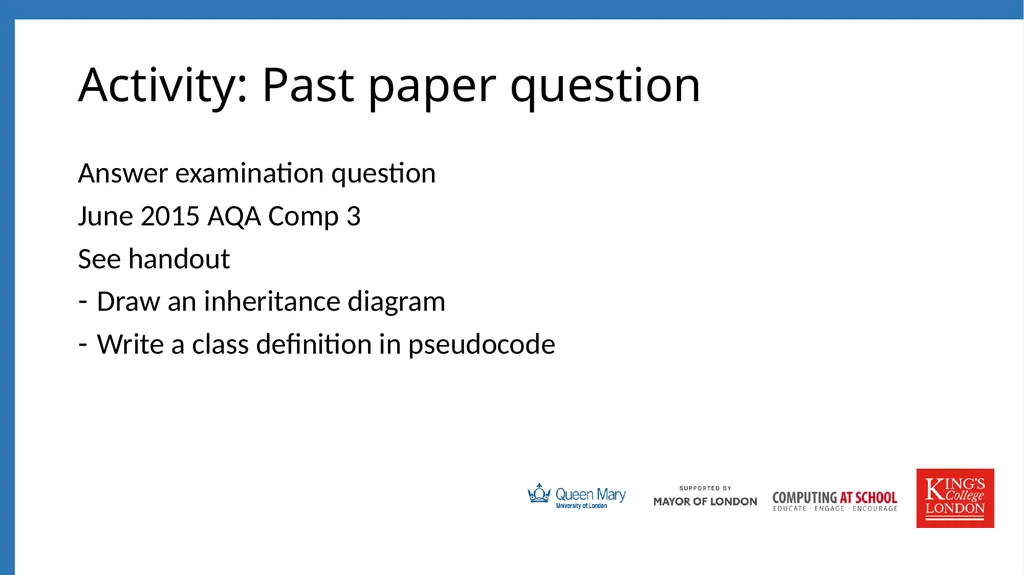 Session 4 Class Diagrams, Composition and - slide 14 of 15
